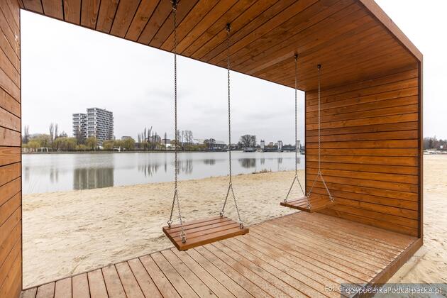 Plaża nad Wisłokiem