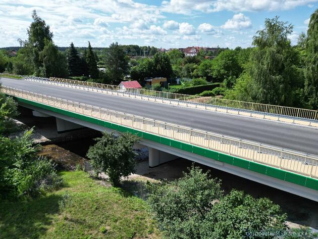Wyremontowany most w miejscowości Ruda Łańcucka w ciągu DK77. Fot. GDDKIA