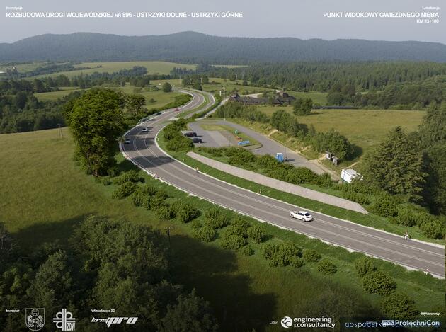 Jest ZRID na rozbudowę DW 896 Czarna G&oacute;rna - Smolnik