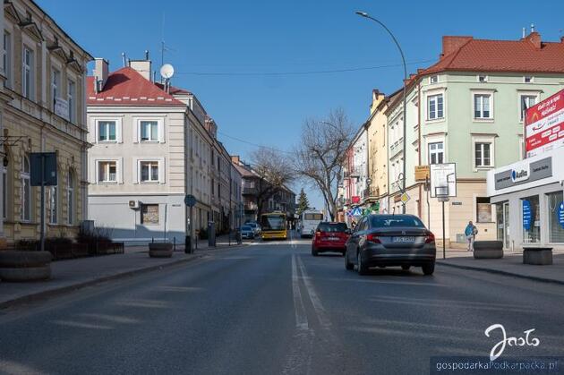 test Ulica Kościuszki w Jaśle