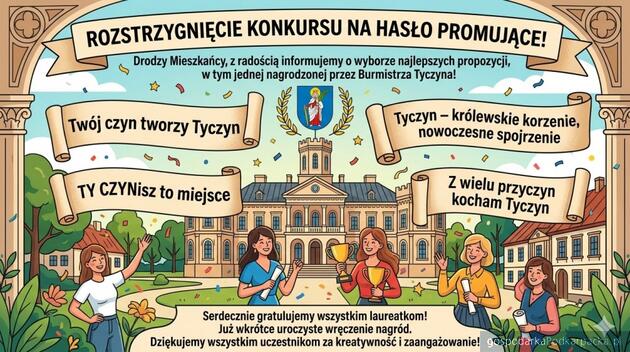 test Konkurs na hasło promujące gminę Tyczyn już rozstrzygnięty