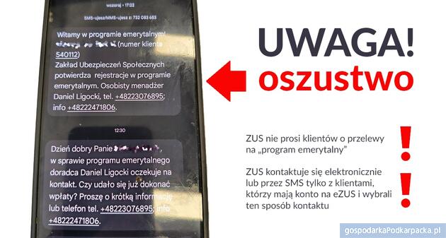 Pr&oacute;ba oszustwa na ZUS