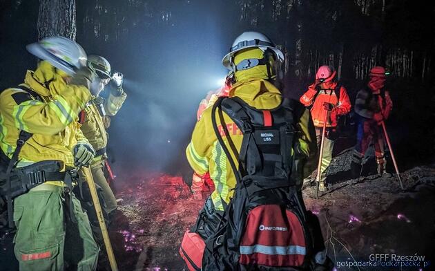 Podkarpaccy strażacy gaszą pożary pod Wołominem i Mińskiem