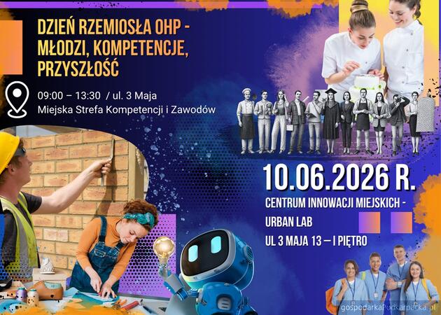 Dzień Rzemiosła - prezentacje ofert kształcenia i szkolenia na ul. 3 Maja w Rzeszowie 