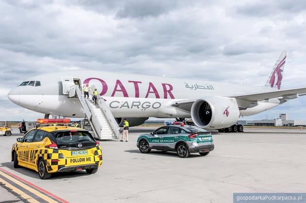Boeing 777-200 Freighter Qatar Airways Cargo wylądował w Jasionce