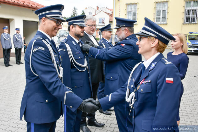 Awanse i odznaczenia w strzyżowskiej komendzie policji