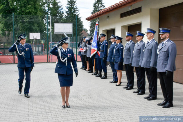 Awanse i odznaczenia w strzyżowskiej komendzie policji