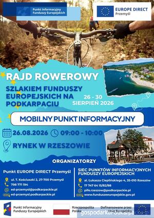 Stoisko informacyjne funduszy europejskich pojawi się na rzeszowskim Rynku