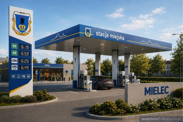  Miejska Stacja Paliw w Mielcu - wizualizacja mielec.pl