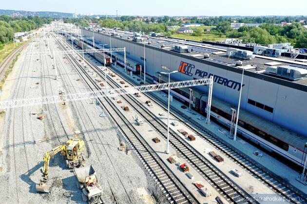 Coraz bliżej ukończenia budowy bazy technicznej PKP Intercity w Przemyślu-Bakończycach
