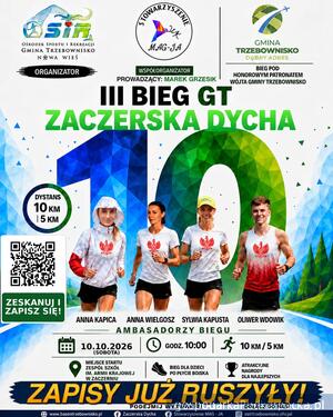 test Trwają zapisy na bieg „Zaczerska Dycha”