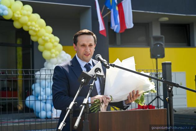 Burmistrz Brzozowa Szymon Stapiński. Fot. brzozow.pl 