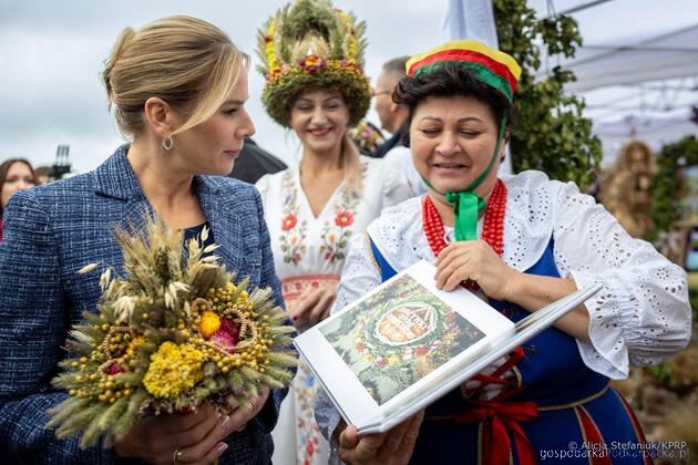 Z lewej Marta Nawrocka. Fot. Alicja Stefaniuk KPRP
