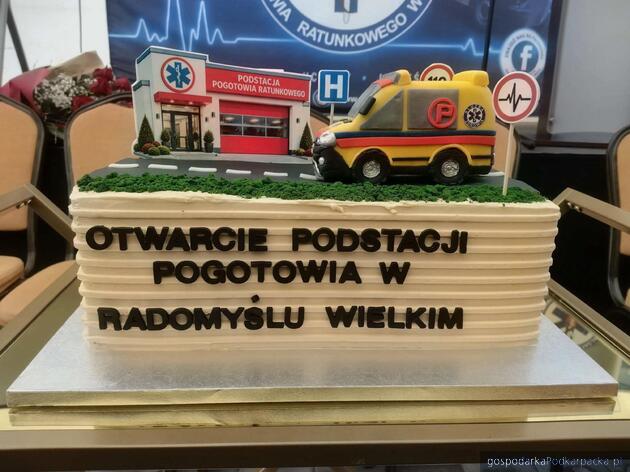 Podstacja pogotowia ratunkowego w Radomyślu Wielkim uroczyście otwarta