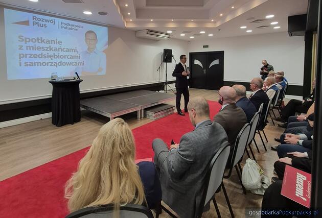 Mateusz Morawiecki był na spotkaniu w Krośnie