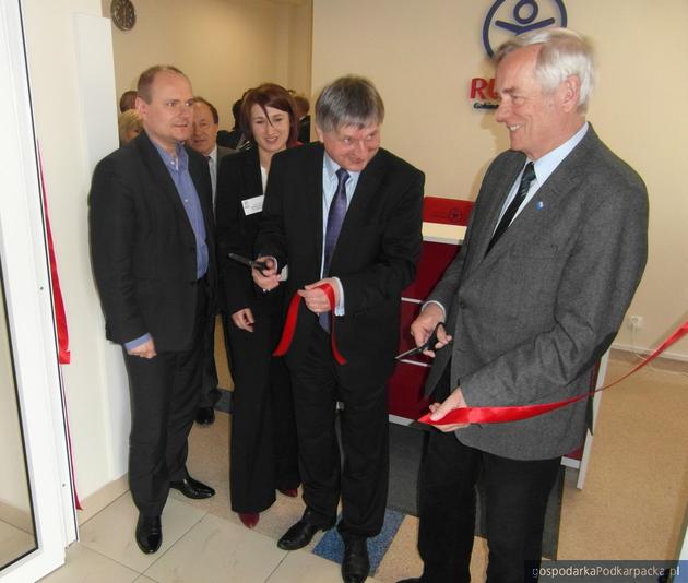 Od lewej Dariusz Dziadzio, Andrzej Rudek i prof. Andrzej Kwolek. Fot. Monika Myśliwiec